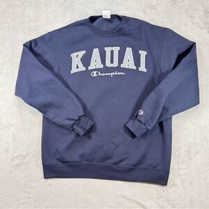 Kauai Champion Navy Crewneck Sweater